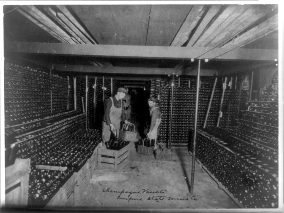 Champagne vaults of the Empire State Wine Co. LCCN96509950