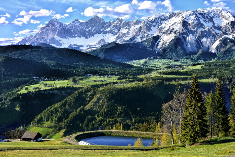 Landscape austria sky