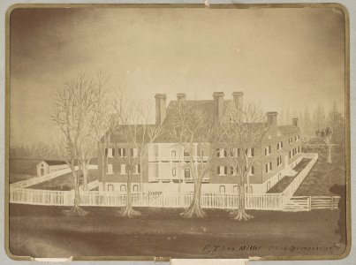 Chancellorsville, Va. Headquarters of Gen. Hooker during the battle LCCN2014646185