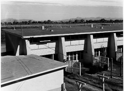 Chandler, Maricopa County, Arizona. One unit of agricultural labor housing. FSA cooperative part-tim . . . - NARA - 522479