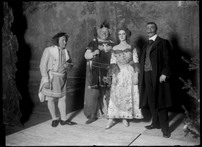 Champagneön, Vasateatern 1903. Rollporträtt - SMV - V023
