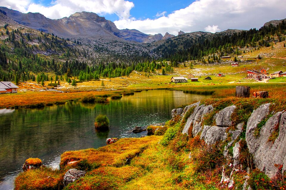Mountains rock alpine