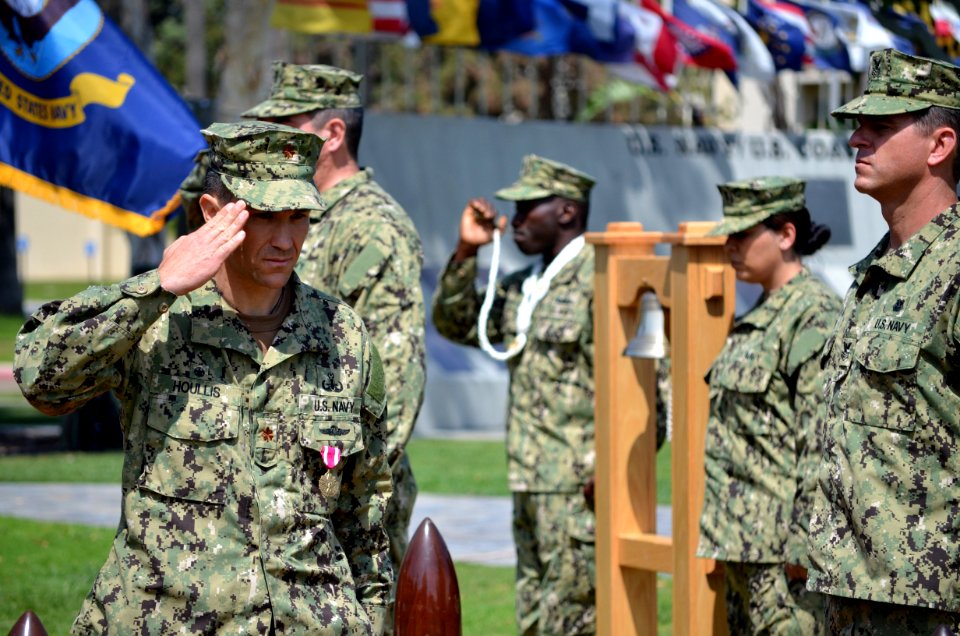 Change of command ceremony at Naval Amphibious Base Coronado 120608-N-FN215-237