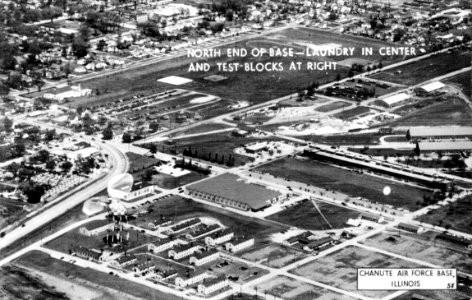 Chanute Air Force Base - Airphoto North End of Base