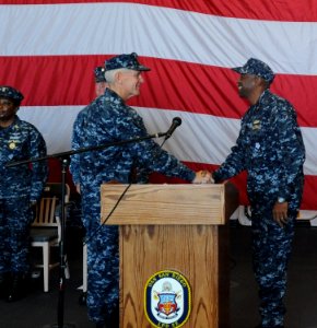 Change of command ceremony 130725-N-LI693-106