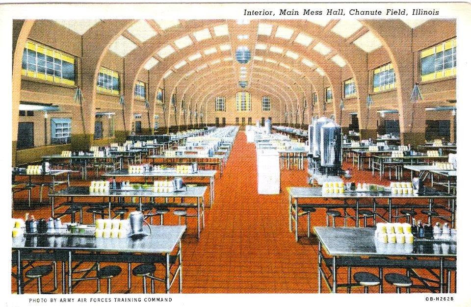 Chanute Field - Dining Hall Interior
