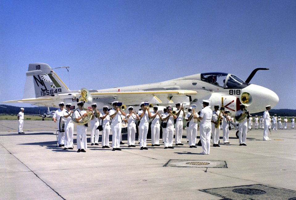 Change of Command at NAS Whidbey Island 1982