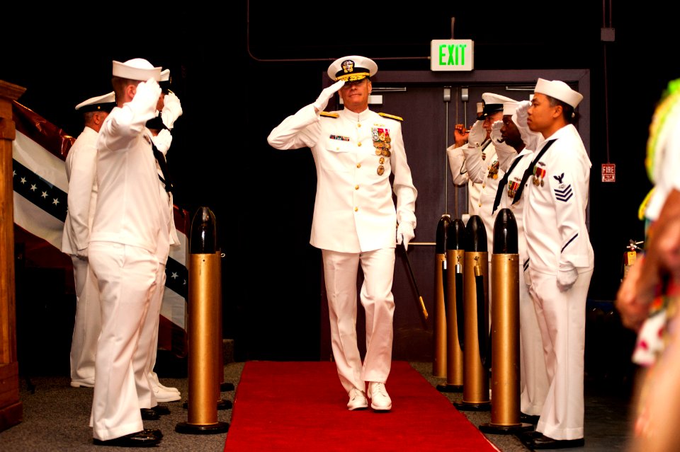Change of command ceremony 150903-N-IU636-266