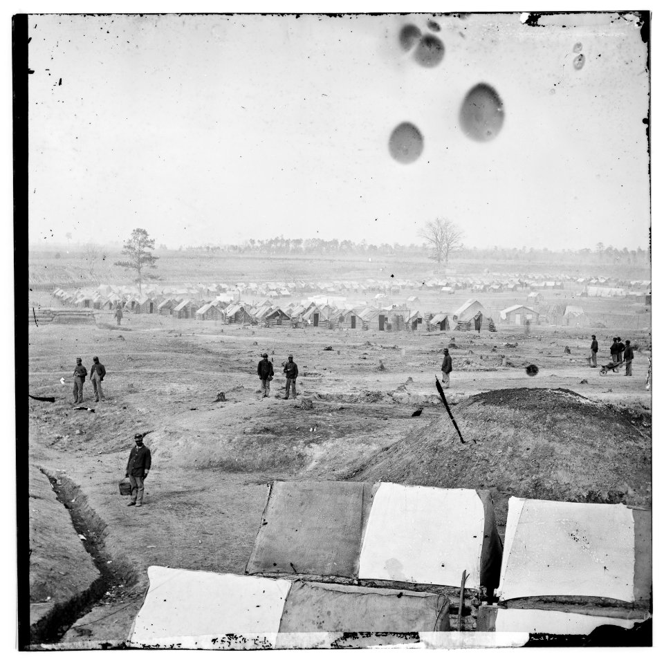 Chapin's Bluff, Virginia (vicinity). Fort Burnham, formerly, Confederate Fort Harrison, near James River LOC cwpb.01946