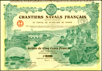 Chantiers Navals Francais 1918