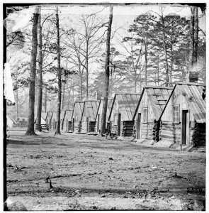 Chapin's Bluff), Virginia (vicinity). Soldier's quarters at Chapin's farm LOC cwpb.01940