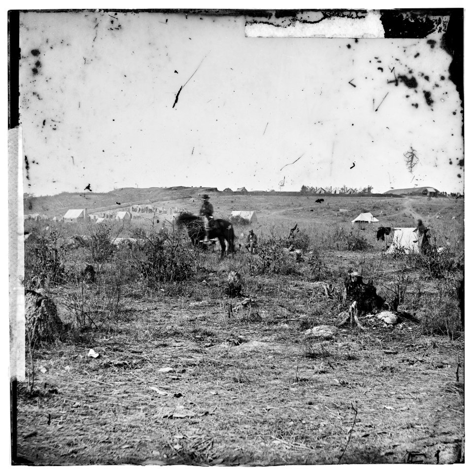 Chapin's Bluff, Virginia (vicinity). Fort Burnham, formerly Confederate Fort Harrison, near James River LOC cwpb.01944
