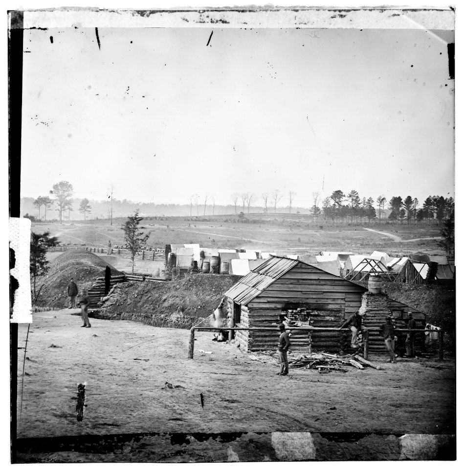 Chapin's Bluff, Virginia (vicinity). Fort Burnham, formerly, Confederate Fort Harrison, near James River LOC cwpb.01949
