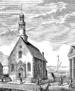 Chapelle Notre-Dame-de-Bon-Secours, Montreal, ca 1848 photo