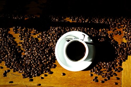 Coffee beans drink caffeine photo