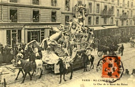 Char de la Reine des Reines de Paris 1910 3 - 2