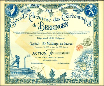 Charbonnages de Beeringen 1919