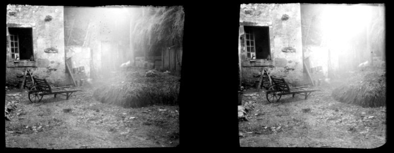 Chardogne. (Cour d'une ferme) - Fonds Berthelé - 49Fi453