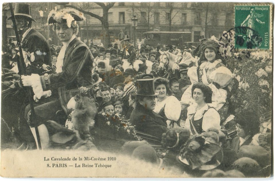 Char de la reine tchèque Ruzena Brazova 1910