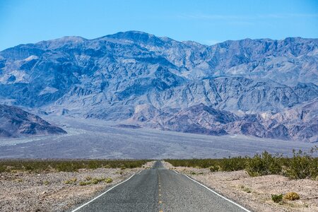 Mountain valley landscape photo