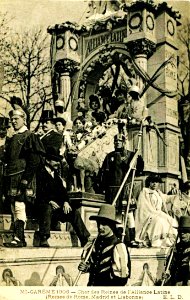 Char des Reines de l'Alliance Latine 1906 2
