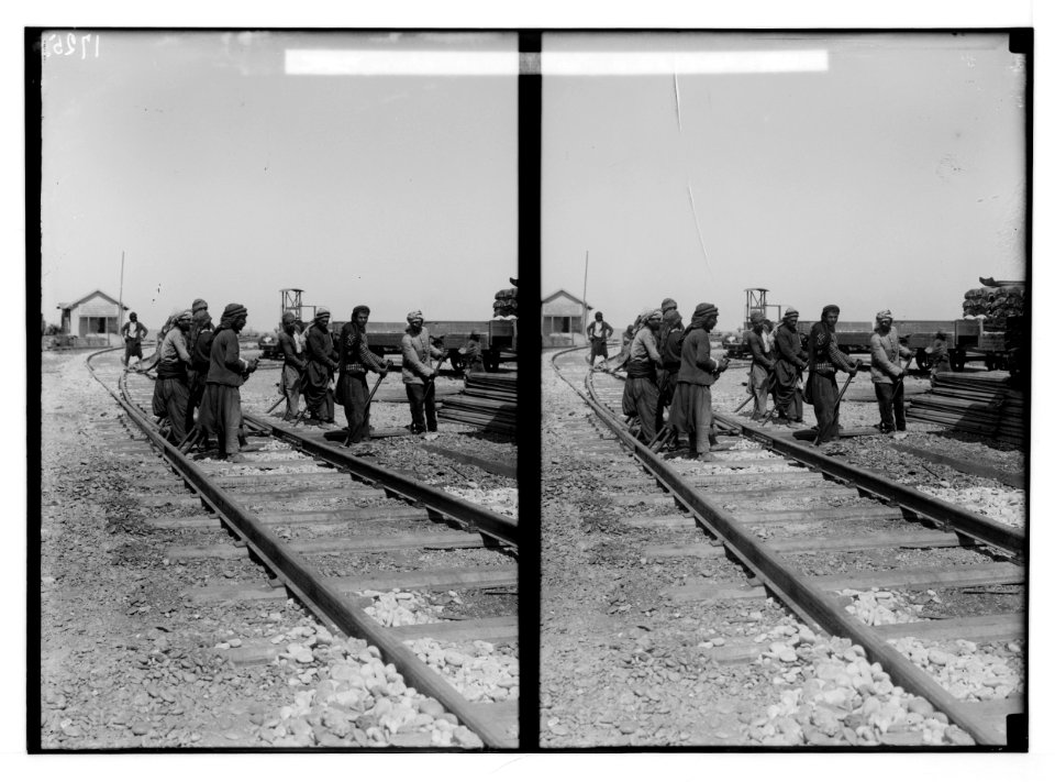 Characters and industries, etc. Railway workmen on Lebanon roads LOC matpc.02207