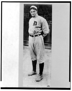 Charles Boss Schmidt, catcher for the Detroit Tigers, full-length, standing LCCN2004666462