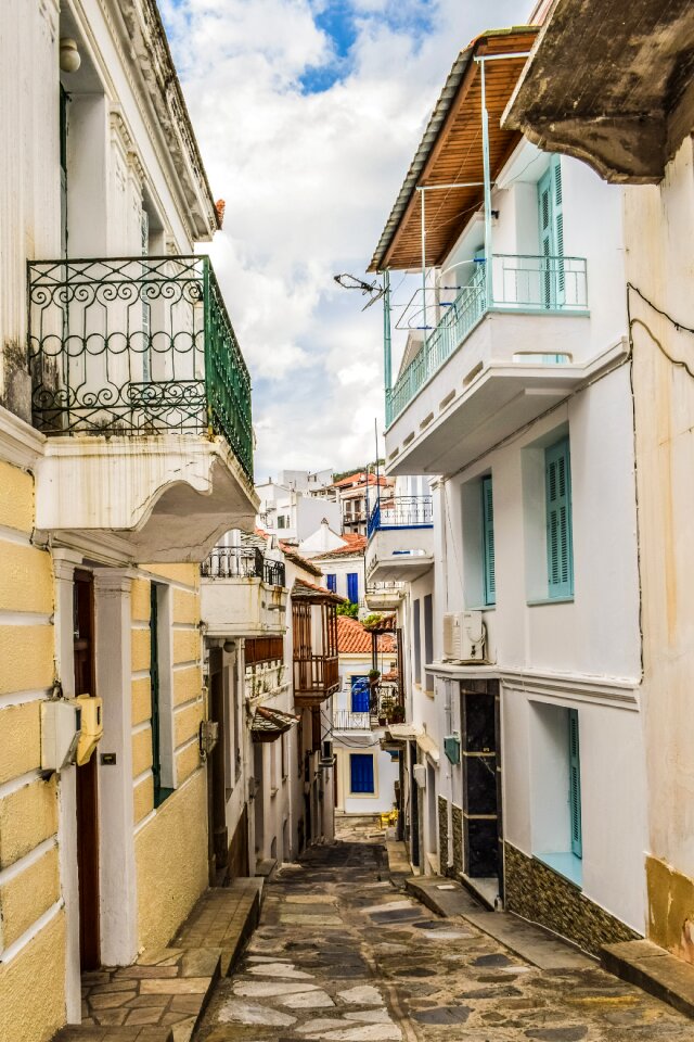 Village street alley