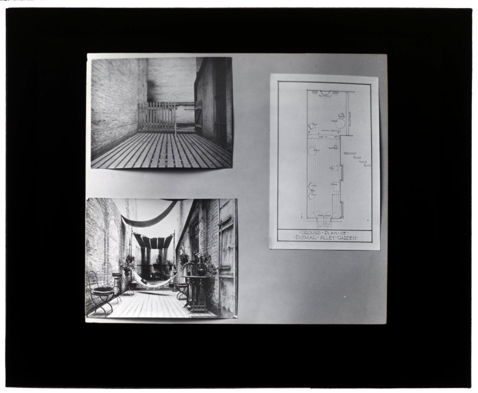 Charles Barney studio, 53 Fifth Avenue, New York, New York. Roof garden LCCN2007685071