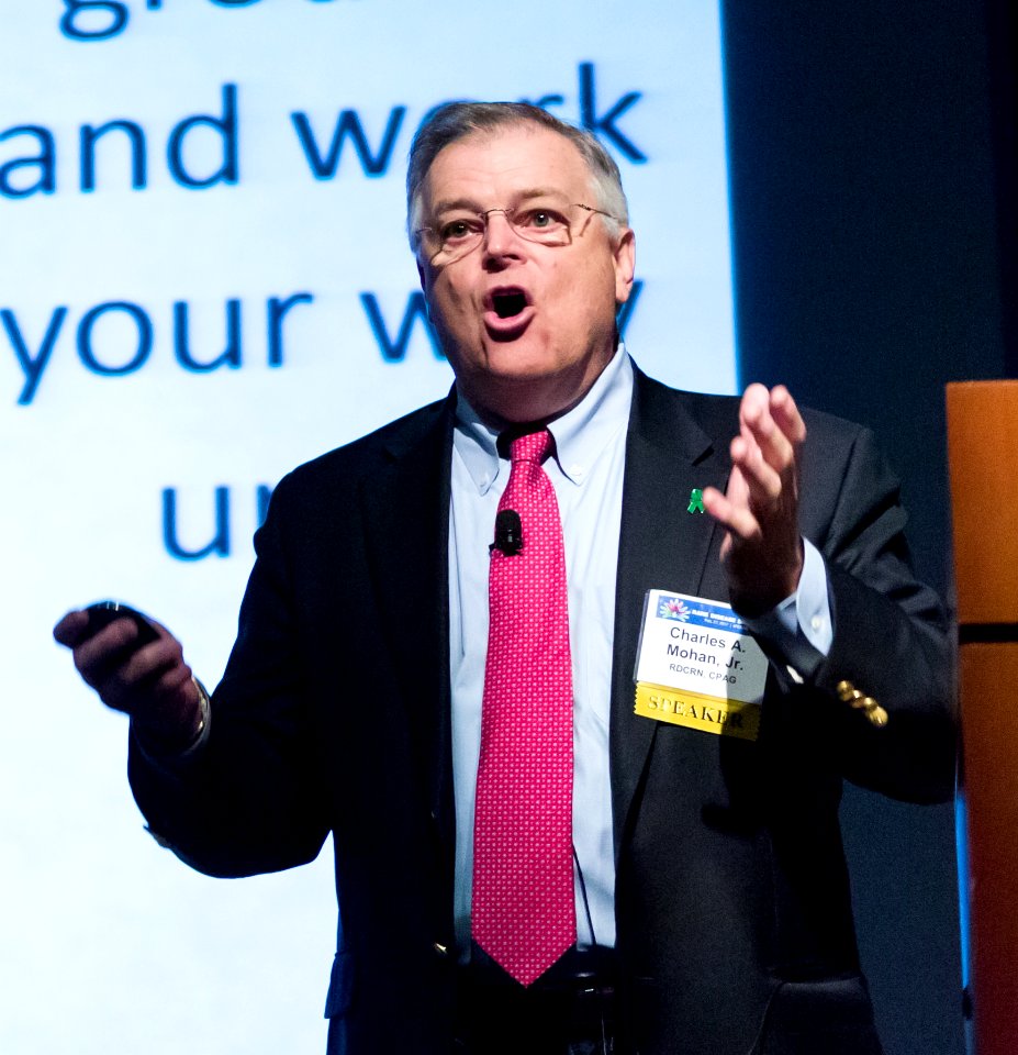 Charles A. Mohan, Jr at the 2017 Rare Disease Day at NIH