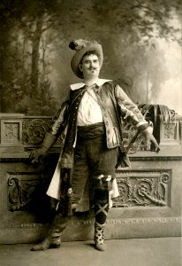 Charles B Hanford in a stage productio of The Taming of the Shrew (SAYRE 3072)