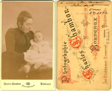 Charles Chambon - Mère et enfant (1892) b