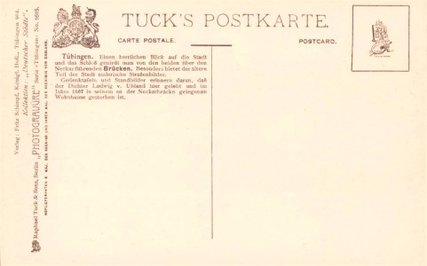 Charles E Flower - Alleenbrücke und Schloss (AK 1615 R Tuck - 964 F Schimpf 1912) R