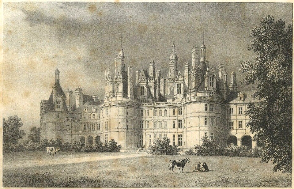 Charles Caius Renoux View of the Chateau de Chambord