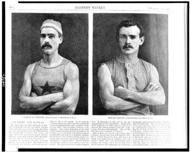 Charles E. Courtney - photographed by Ernsberger & Ray. Edward Harlan - photographed by J. Bruce & Co. LCCN94504956