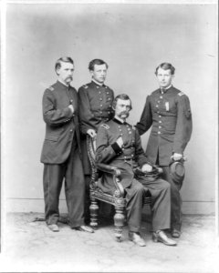 Charles Griffin, 1825-1867. Maj. Gen. Griffin and staff LCCN2006685929