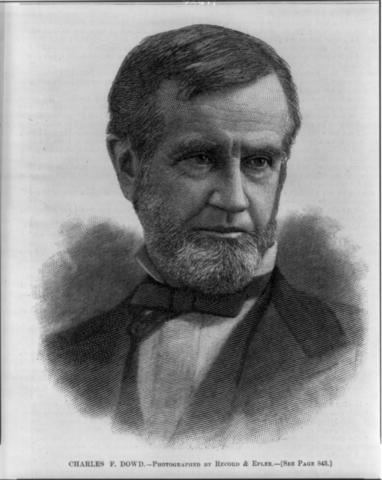Charles Ferdinand Dowd, 1825-1904, bust LCCN2007681629