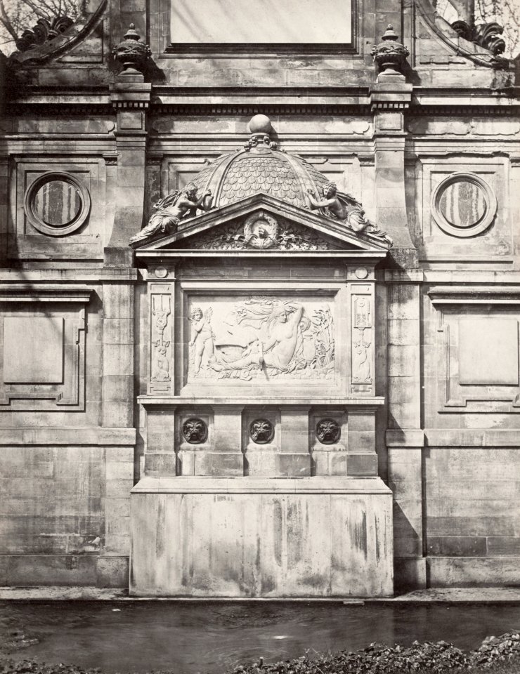 Charles Marville, Ancienne fontaine du Regard, ca. 1856–58