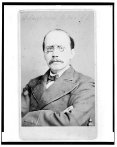 Charles Herber Clark, author (pen name, Max Adler), half-length portrait, facing front) - Gutekunst LCCN2004682161