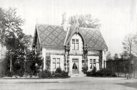 Charles Marville, Bois de Boulogne - Maisons de gardes I, ca. 1853–70