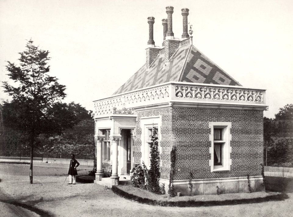 Charles Marville, Bois de Boulogne - Maisons de gardes V, ca. 1853–70