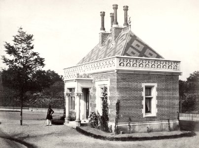 Charles Marville, Bois de Boulogne - Maisons de gardes V, ca. 1853–70