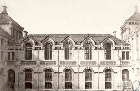 Charles Marville, Collége Chaptal, ca. 1853–70 I