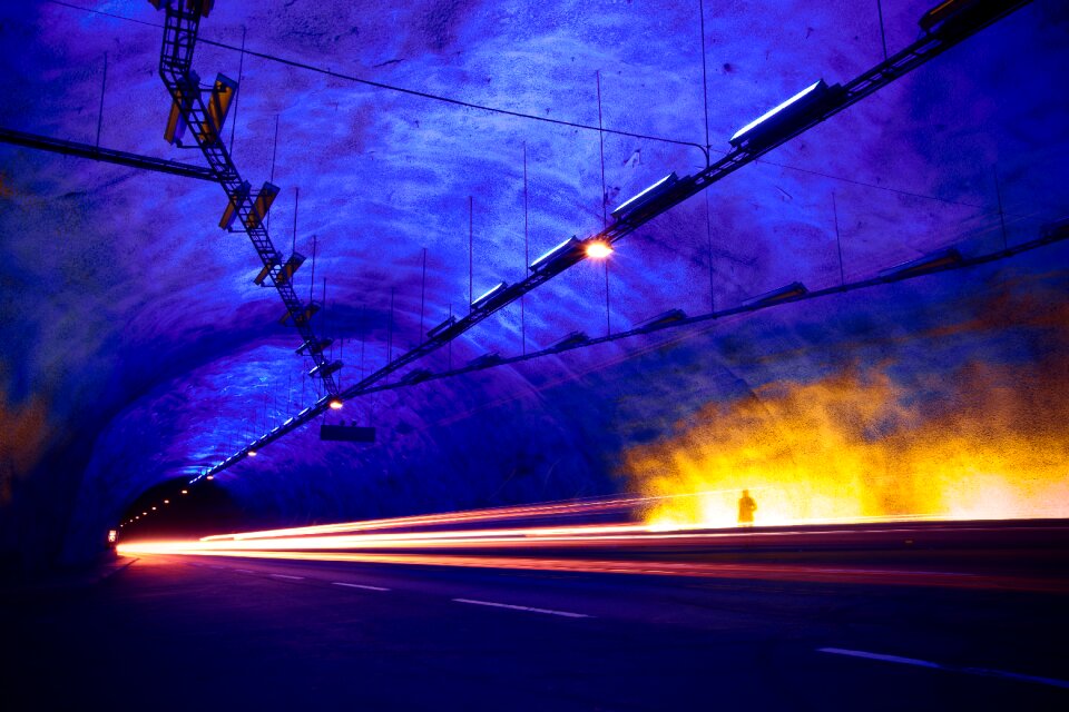 Light dark road