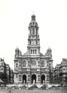 Charles Marville, Eglise de la Sainte Trinité, ca. 1861–70