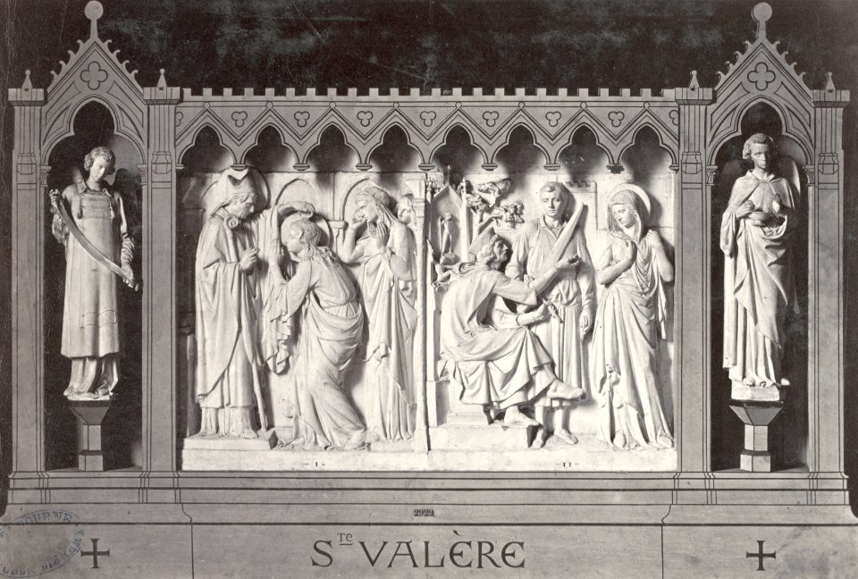 Charles Marville, Eglise Sainte Clotilde, sculpteur 1, ca. 1850–70