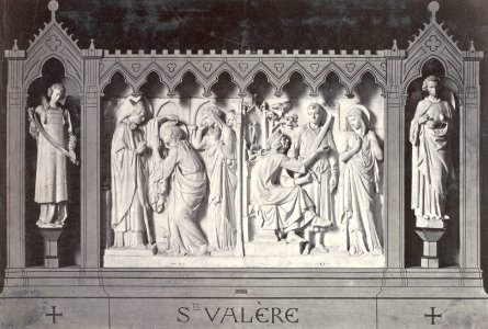 Charles Marville, Eglise Sainte Clotilde, sculpteur 1, ca. 1850–70