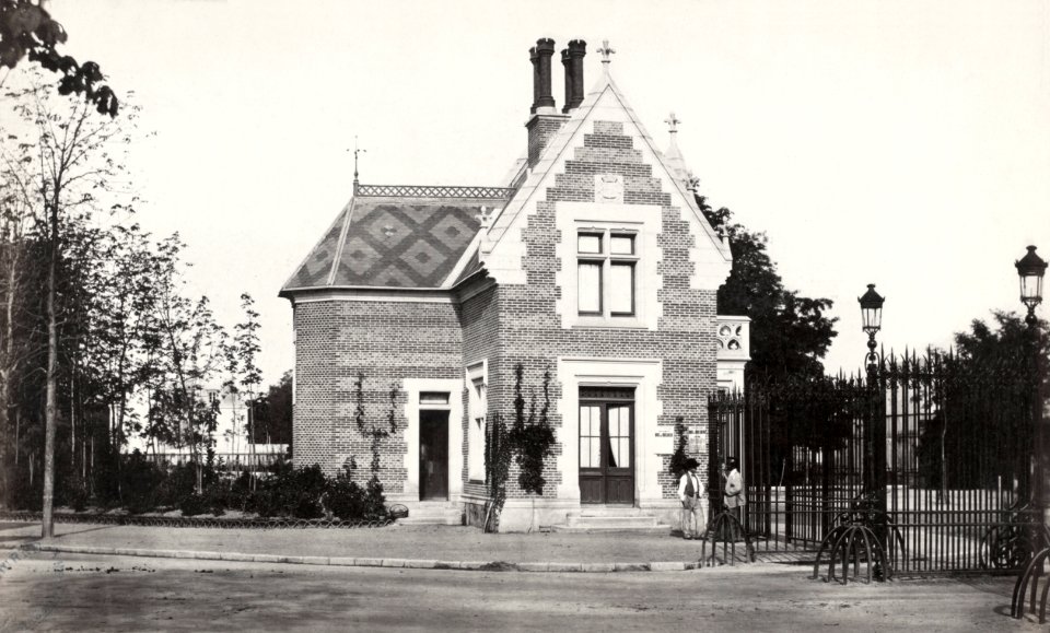 Charles Marville, Bois de Boulogne - Maisons de gardes IV, ca. 1853–70