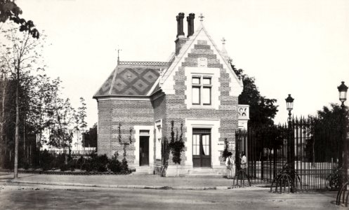 Charles Marville, Bois de Boulogne - Maisons de gardes IV, ca. 1853–70