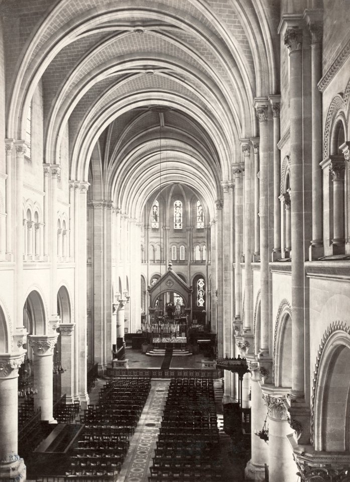 Charles Marville, Eglise St. Ambroise 1, ca. 1853–70
